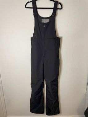 Mountain Tek Black Ski Snow Suit Adult Unisex Bibs Winter